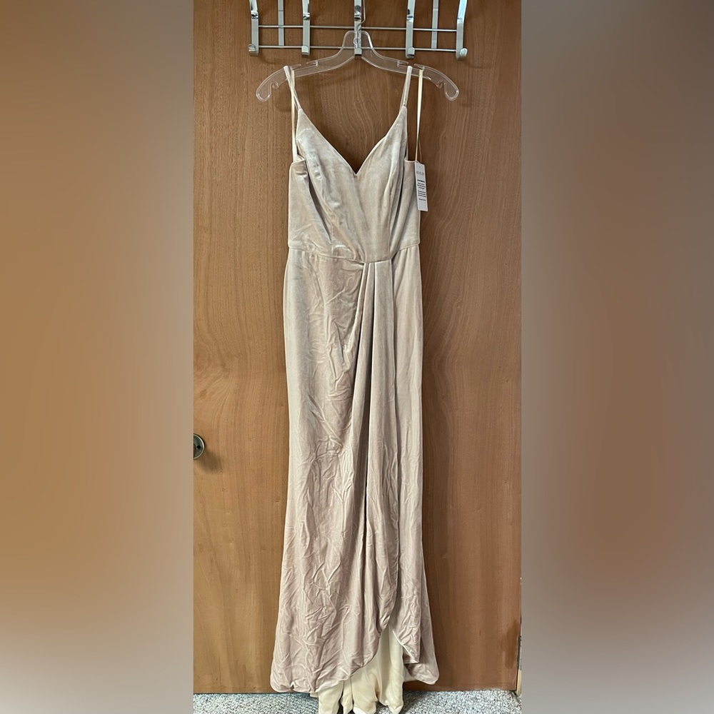 Velvet prom/bridesmaid dress